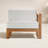 Upland Teak Wood Right Arm Patio Chair