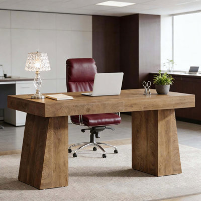 Executive Desk with Mid-Century Modern Style