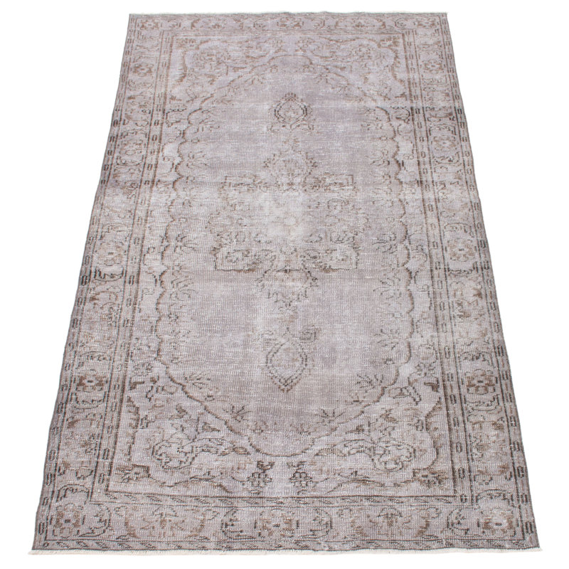 Tapis brun clair à transition de couleur 4 pi 11 po x 8 pi 10 po