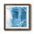 Papier, cadre noyer