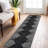 Malica Geometric Machine Woven Polypropylene Area Rug in Black/Ivory-97696959