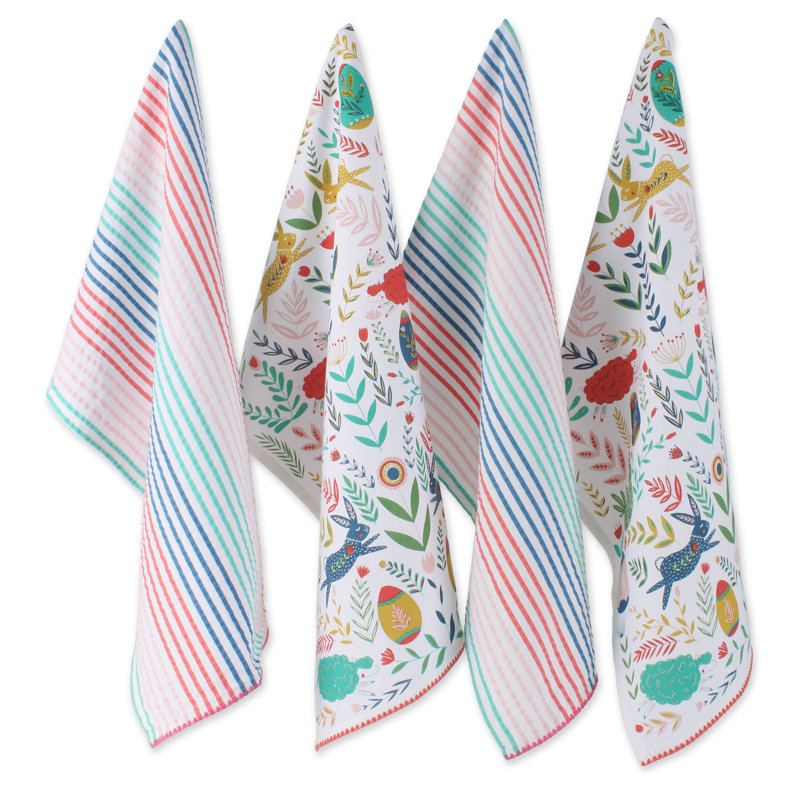 Teatowel de jardin de pâques