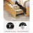 Platform Bed Frame With Storage Bookcase Headboard, Wooden Panel Bed With Usb Charging & Led Lights, No Box Spring Required-1923328946