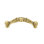 EDGAR BEREBI FEDERAL 3-1/2" CENTER TO CENTER PULL IN MUSEUM GOLD PLATE