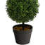 3 pi. Arbre topiaire artificiel à trois boules (intérieur / extérieur) T2021, vert