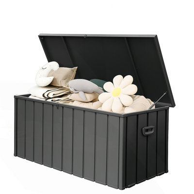 Metal Deck Box, Large Patio Storage Bench