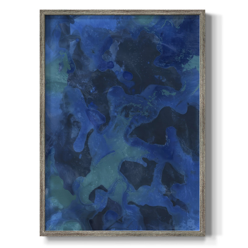 «Cobalt Galaxy I», reproduction encadrée - bois massif, H 11 po x l 9 po