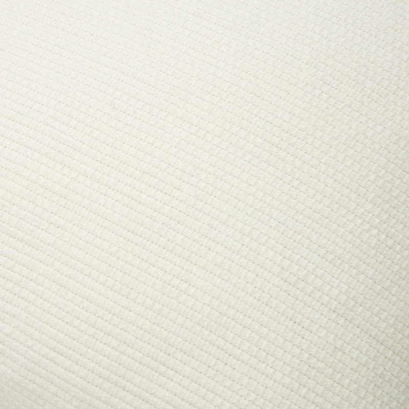 Coussin en coton Brocka, Blanc