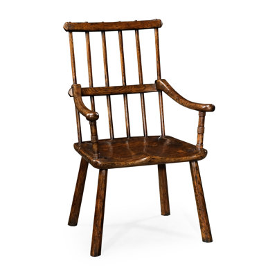 Sherwood Oak Solid Wood Armchair