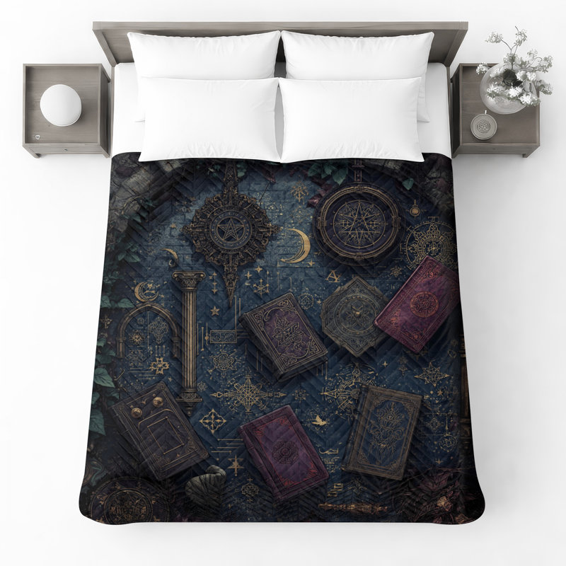 Couvre-lit matelassé Mystical, Double