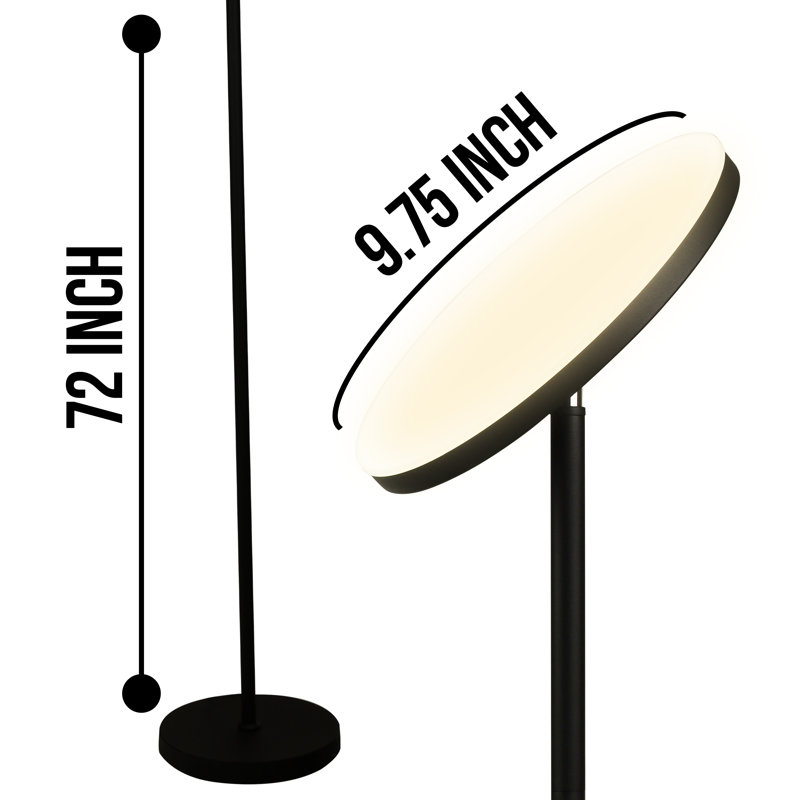 Lampe torchère DEL sur pied 72 po Deale