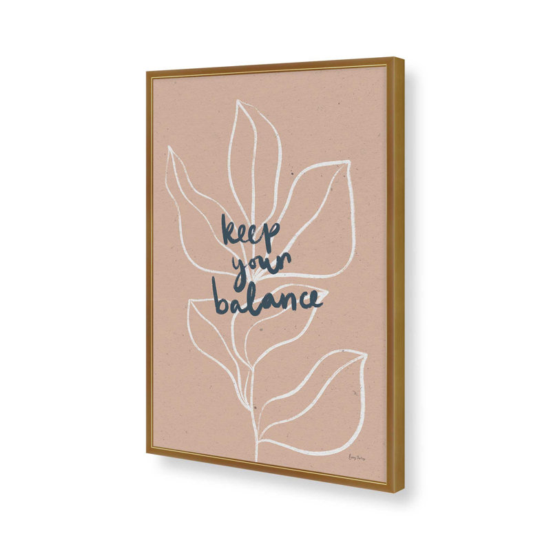 «Confident Blooms I Print», Cadre d'angle ouvert en or poli, H 37,25 po x l 25,25 po
