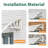 Polycarbonate Outdoor Window Awning, Patio Door Canopy with Aluminum Frame-114852944-115049258