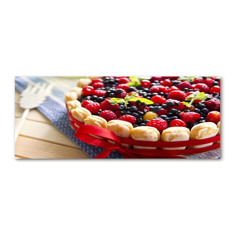 Forest Fruit Cake - No Frame Print on Canvas
