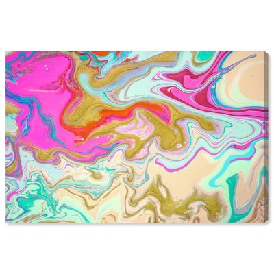Abstrait maison de Barbie - peinture
