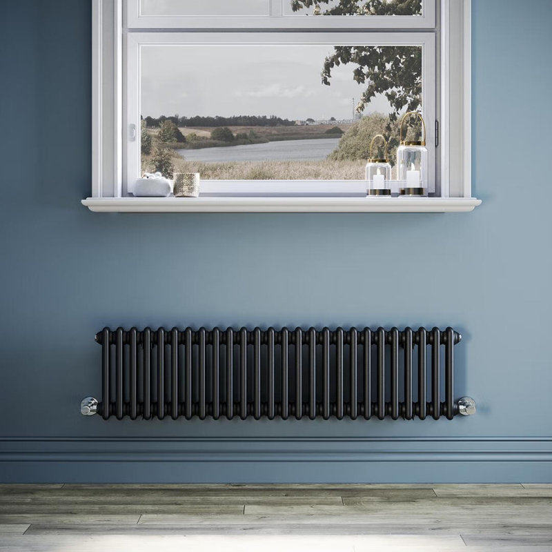 Carmellia Horizontal Designer Radiator, 30cm H x 119cm W x 9cm D