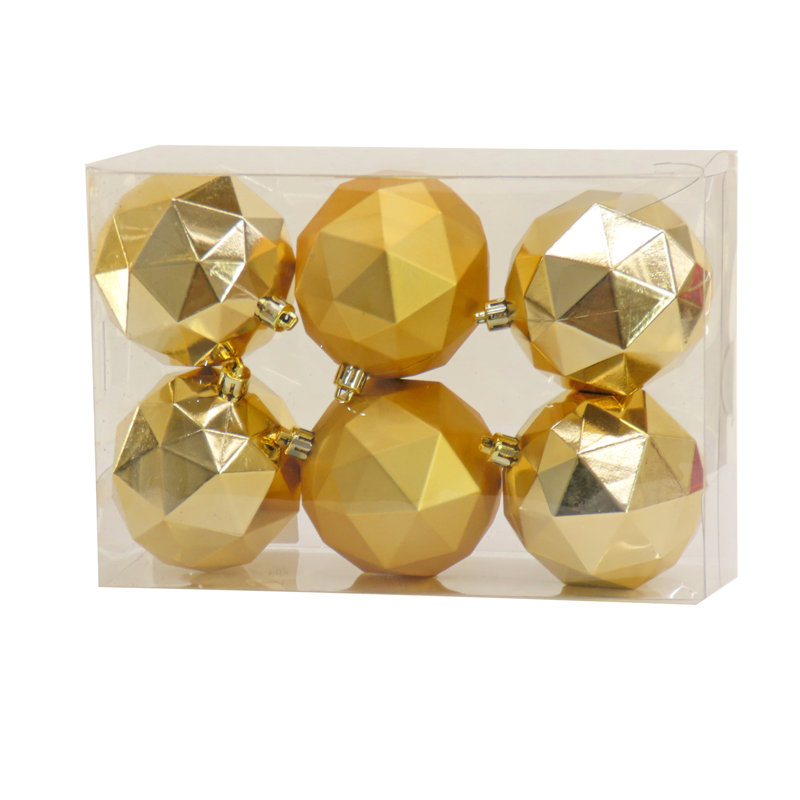Ornements incassables The Holiday Aisle® 6 pièces, Or