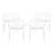 Yelva Patio Stackable Dining Chairs Set-833789527