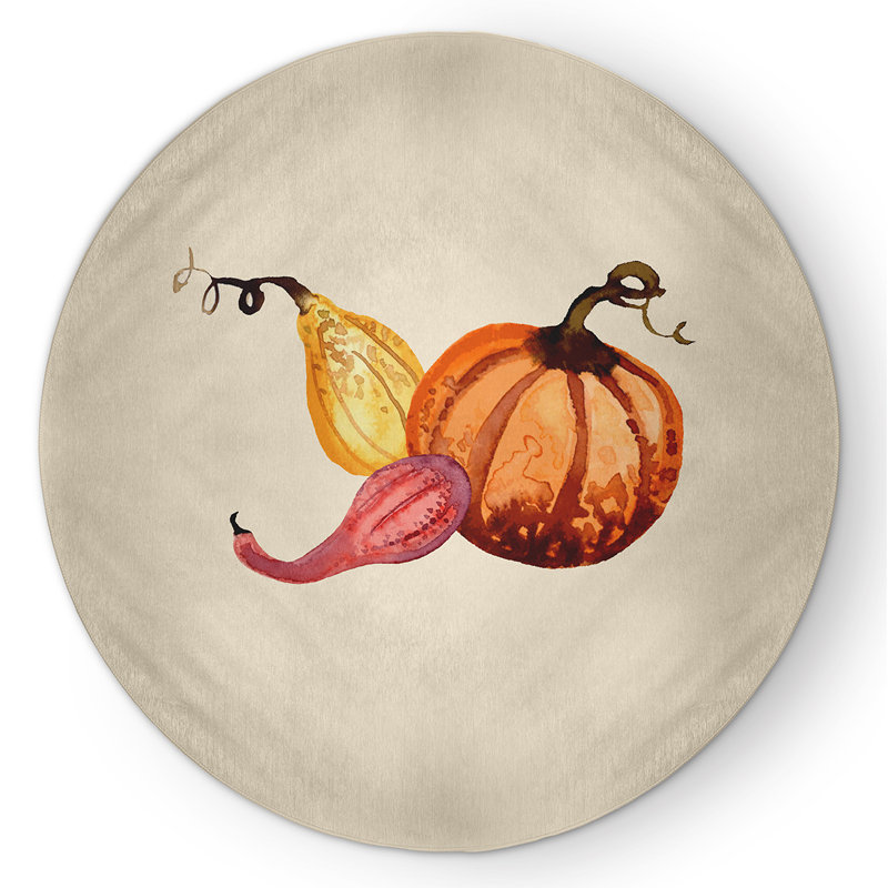Vandt Chenille Indoor Rug, Round 5'