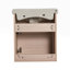 Ensemble de meuble-lavabo simple 18,1 po avec plateau en céramique Bogdanovic