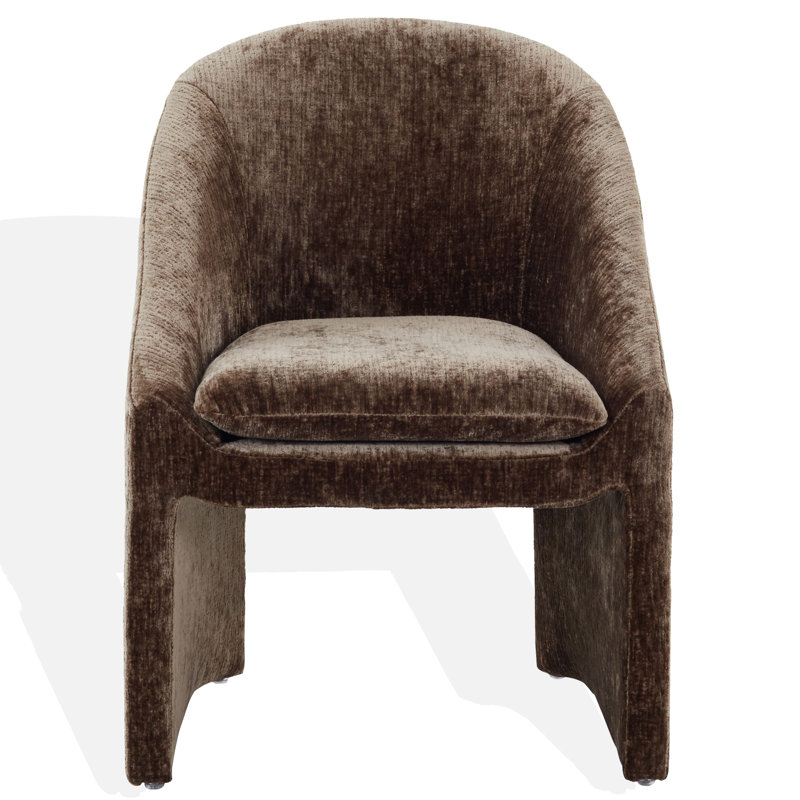 Chaise en chenille Kagan, Brown