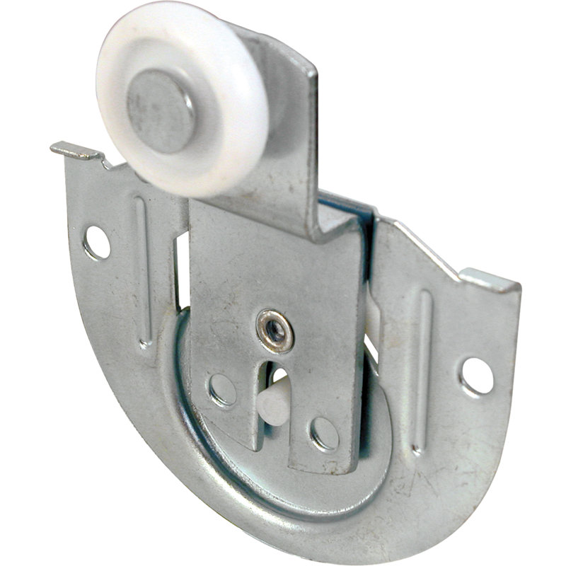 Roulettes de porte coulissante décalée de 3/8 po de porte de placard coulissante, roues de 7/8 po de diamètre, (1 paire)
