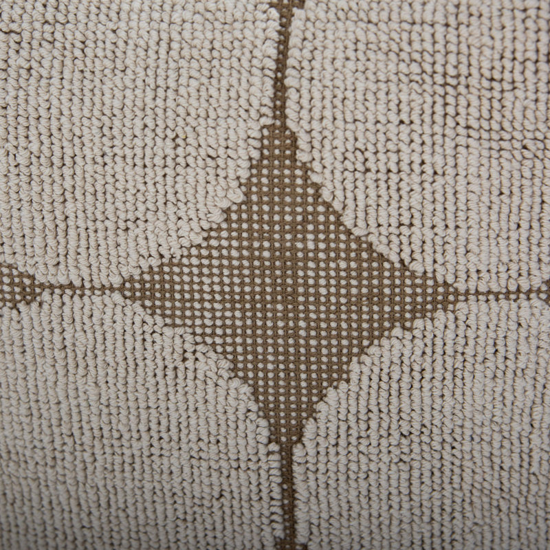 Pouf en coton tissé / polyester