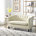 Cream Faux Leather
