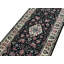 Hand-Knotted High-Quality Black Runner