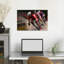 Racing Cyclists Blur Contemporary Horse Wall Art Print-1945413963