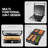 1200W Adjustable‑Temp 4‑Slice Panini Press Grill