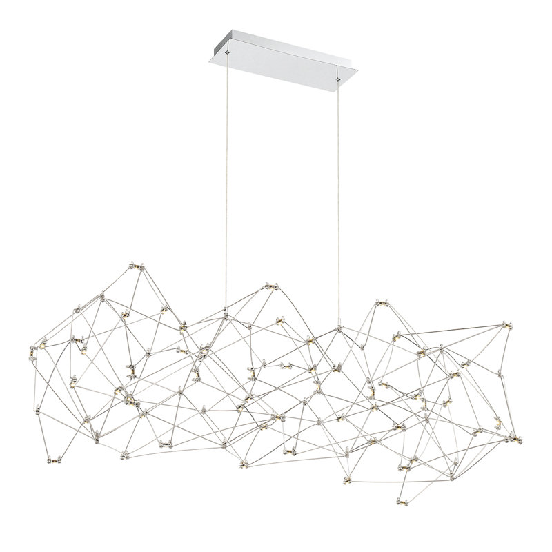 Leonardelli Medium Dimmable LED Linear Chandelier