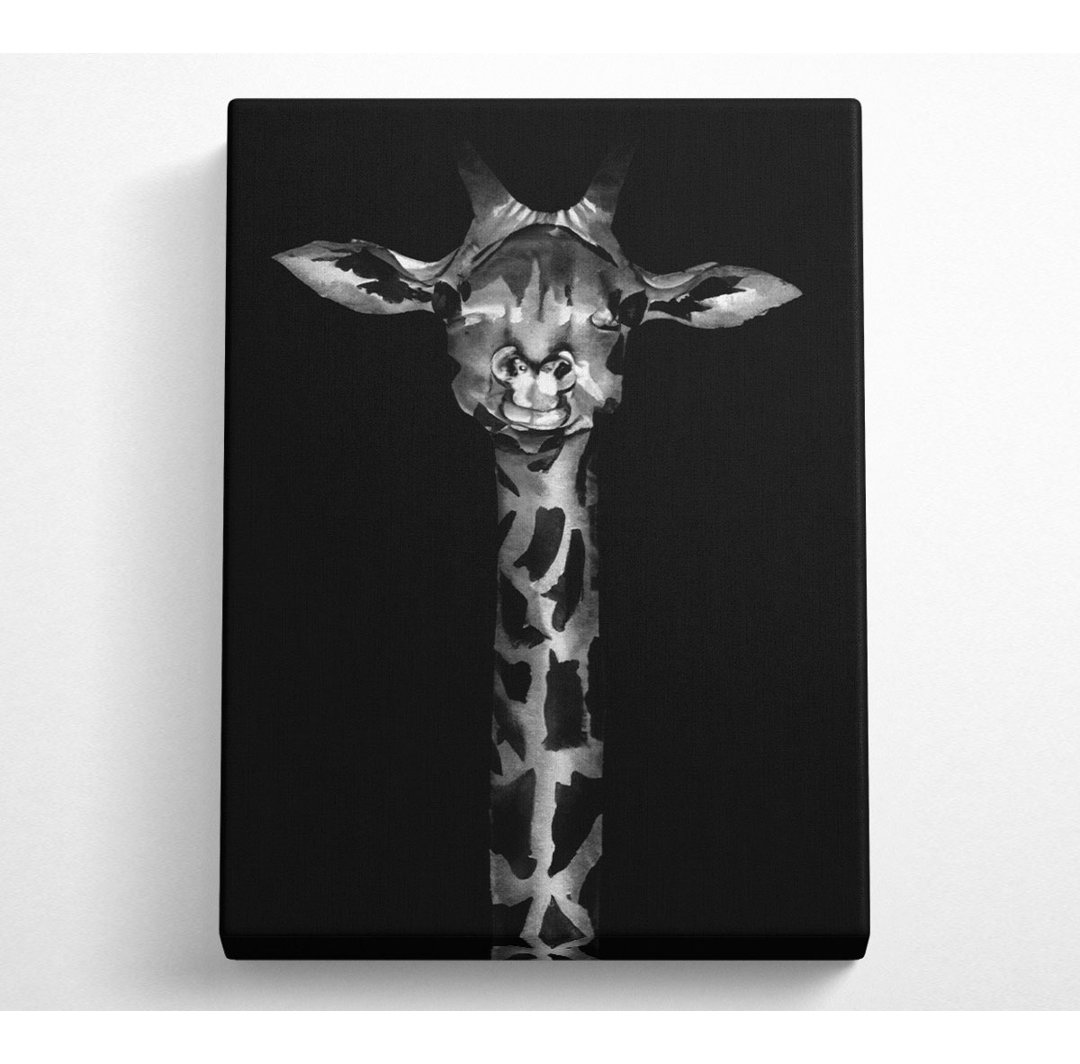 Niedliche Giraffe Leinwand Aquarell 15033