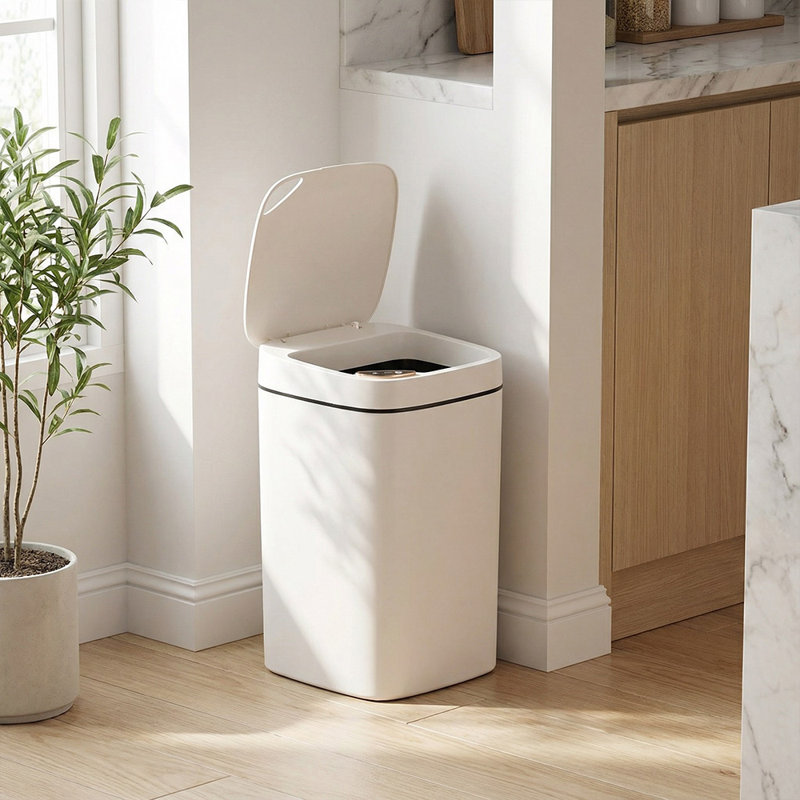 Plastic Motion Sensor Waste Bin, 16L
