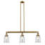Luminaire suspendu linéaire pour îlot de cuisine à 3 lumières Galaviz-32985310-32985314-32985309