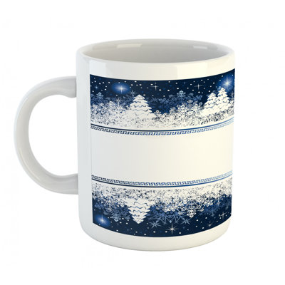 Grande tasse à café frosty