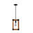 Aalyah 1 - Light Black/Brown Lantern Pendant