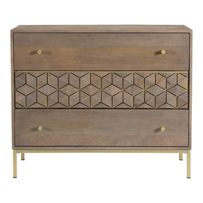 Commode d'appoint 3 tiroirs Parkerson