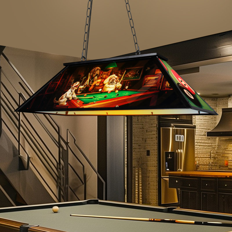 4 - Light Colored Pool Table Lights Pendant For Game Room