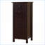 Commode compacte transitionnelle à 5 tiroirs pour petits espaces | Espresso | Bois massif