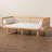 Deago Modern Bohemian Rattan Daybed