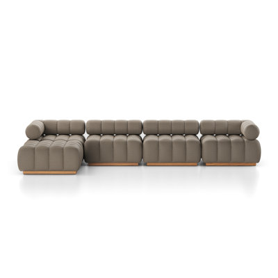 Martinique 146" Teak Patio Sectional