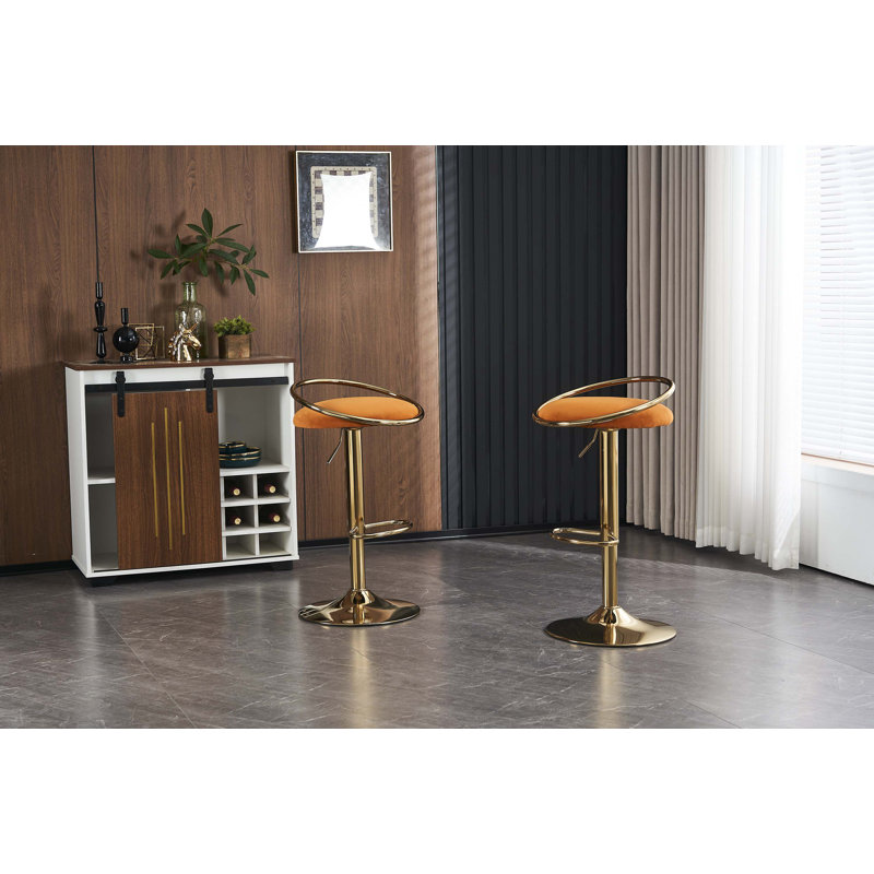 Tabouret Rhian, Orange