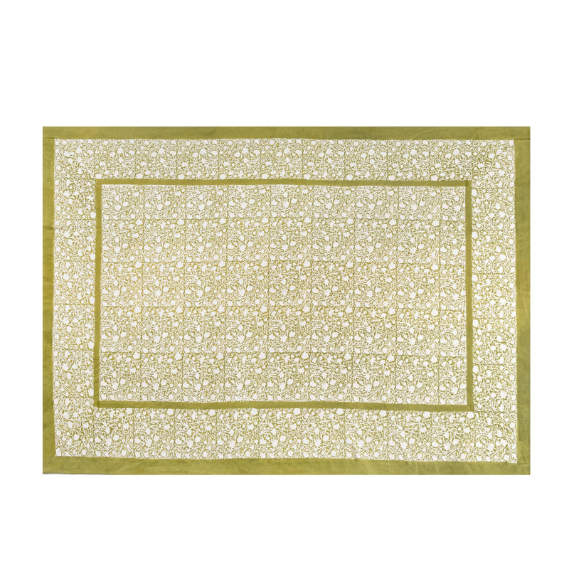 Durkee Rectangular Tablecloth, Vert, 106" x 71"