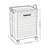 White,Foldable Laundry Hamper With Wheels, Breathable Mesh Design, Heavy-Duty PP Material, Space-Saving Collapsible Storage Basket For Home, Bathroom, And Laundry Room-1976691082