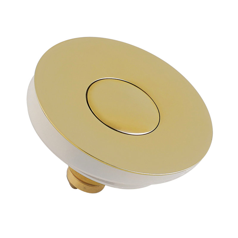 Kingston Brass Trimscape Brass Sink Filter Plug (Center Pop-Up), Polished Brass
