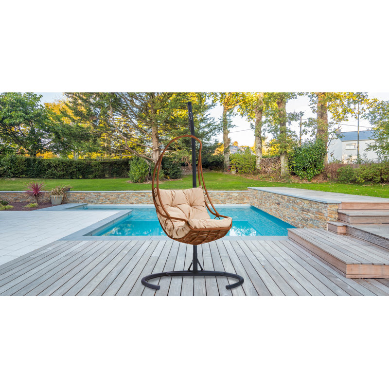 Fauteuil à œufs avec support Coleene