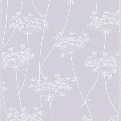 Superfresco Easy Aura Lilac Floral Wallpaper