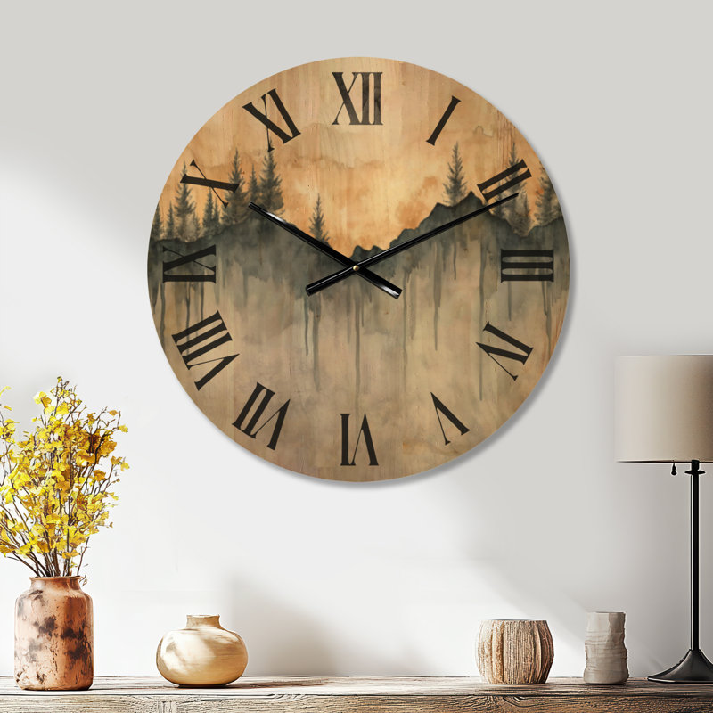 Horloge murale Woodland, Grand