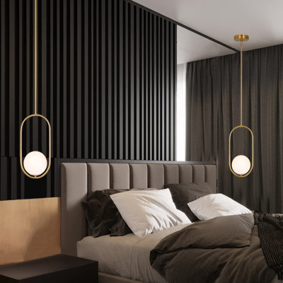 Luminaire suspendu 1 lumière Genioara